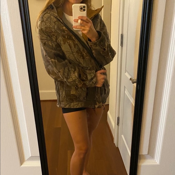 Vintage Woolrich 100% Wool Camo Oversized Men’s Jacket - Picture 3 of 13